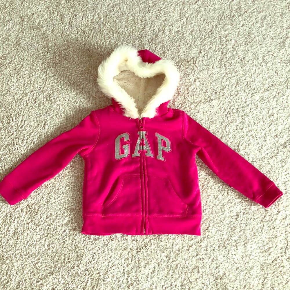 Gap girls Sherpa hoodie 3T